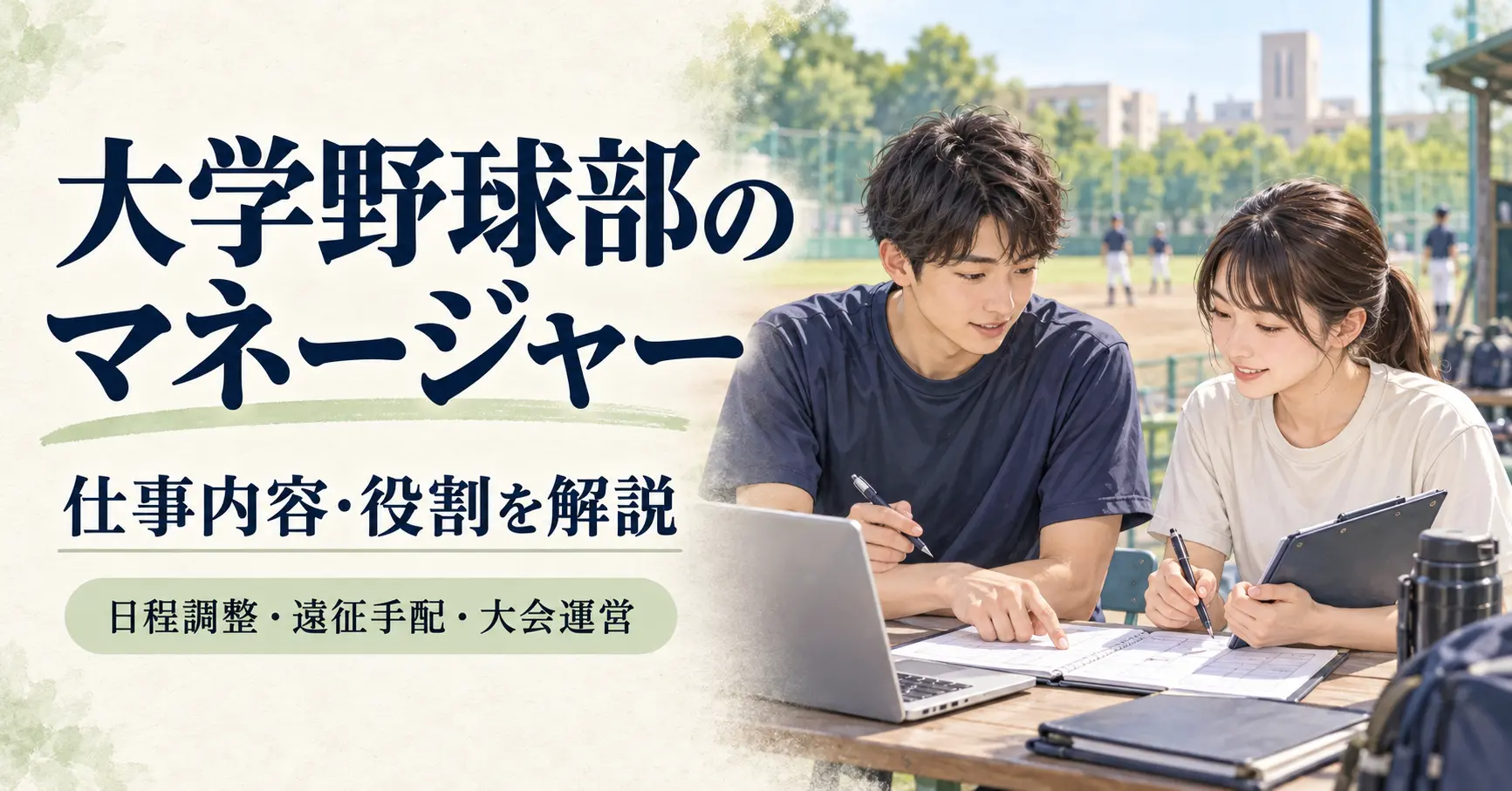 大学野球部 マネージャー
