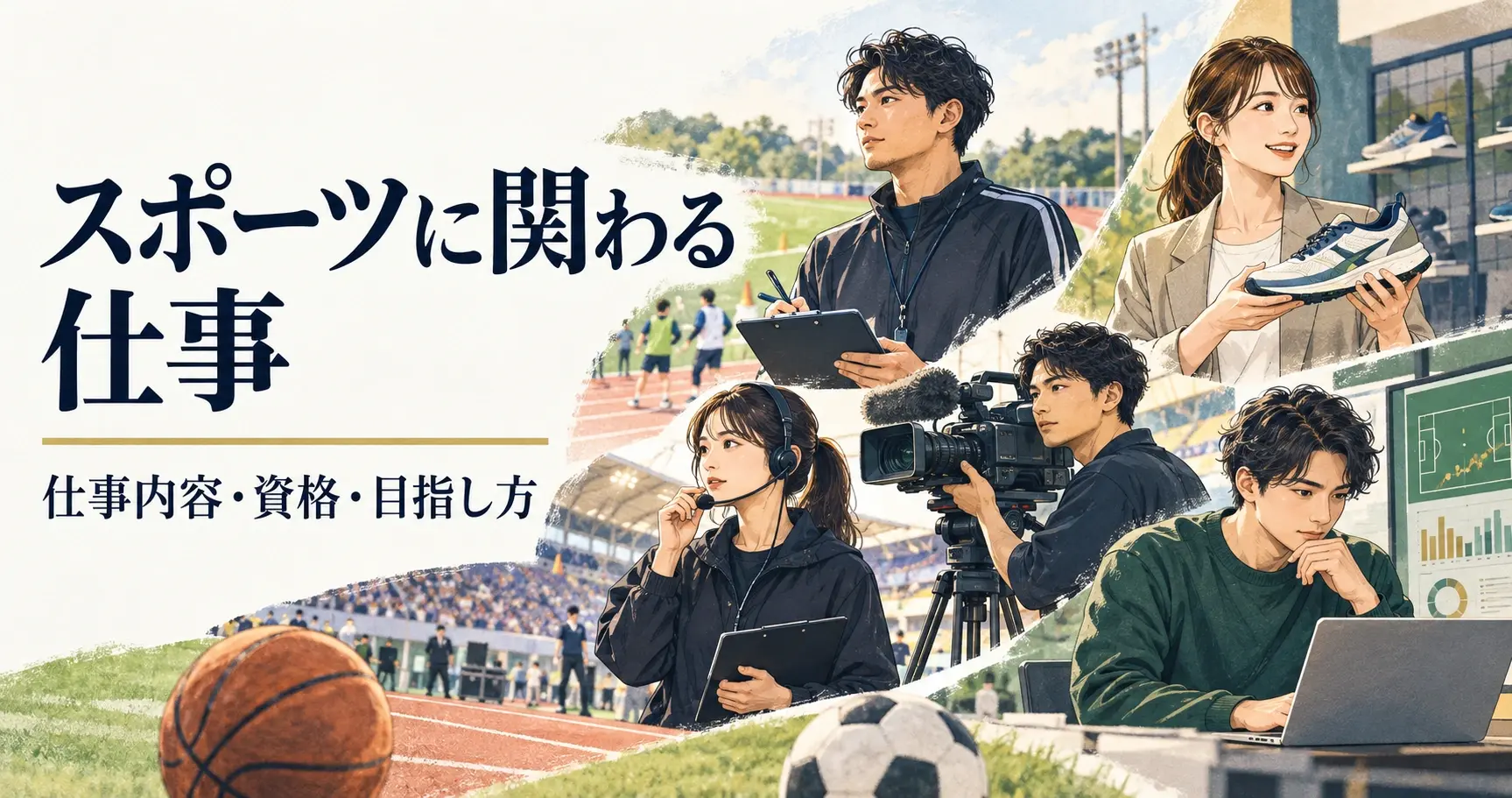 スポーツに関わる仕事一覧